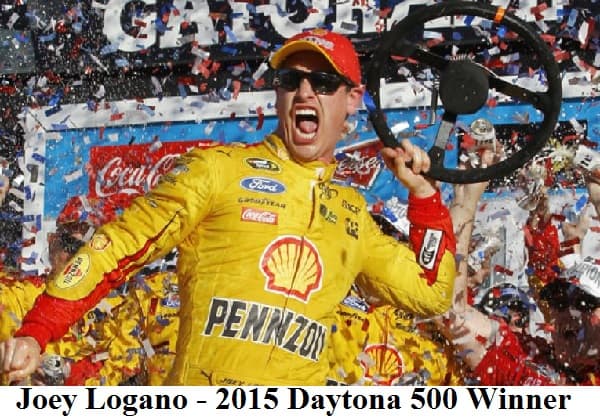 joey logano 2015 daytona 500 winner