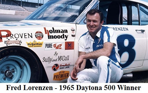 fred - lorenzen - 1965 Daytona 500 winner